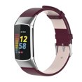 thumbnail image 4 of EGNMCR Suitable For Charge5 Smart Watch Leather Strap Smart Warch Exquisite Fashion Wristband Wrist band, 4 of 4