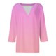 thumbnail image 5 of mfyjkho Tops Bohemios Para Mujer, Camiseta Estampada De Moda Para Mujer, Blusa De Manga 3/4 Con Cuello En V, Tops Casuales Tops Para Hacer Ejercicio Xxxl, 5 of 6