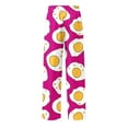 thumbnail image 4 of YLSDY Men's Lightweight Lounge Pants with Fun Egg Print Elastic Waist Breathable Casual Stylish Pajama Pants Hot Pink XXXL, 4 of 5