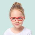 thumbnail image 3 of lionlar Fashion Anti-blue Light Silicone Eyeglass Children Red Frame Protection, 3 of 9