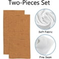 thumbnail image 2 of Soft Hand Fingertip Towels, 2 Pcs Face Bath Towels Brown Wood Texture Absorbent Washcloths for Bathroom Hotel Kitchen, 30"x15", Absorbent Soft Hand Fingertip Towels, 2 of 6