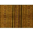 thumbnail image 1 of Ahgly Company Machine Washable Indoor Rectangle Abstract Yellow Modern Area Rugs, 5' x 8', 1 of 4