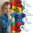 thumbnail image 3 of Blackout Kids Curtains,Colorful Dinosaurs Pop Art Pattern Childrens Insulated Curtains Set Of 2,Bedroom Essentials,Toddler Room Decor 42"x63", 3 of 5