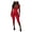 red, variant on Women Polka Dot Halter Jumpsuit, Corset Zip Waist Cinched Capri Pants Summer Outfit