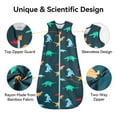 thumbnail image 4 of 3 Pack-Lightweight Summer Baby Sleep Sack 12-18 Months 100% Cotton Breathable Sleeping Bag 2-Way Zipper Wearable Blanket Toddler Sleep Sack 0.5 Tog, 4 of 7