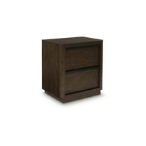 Signature Design by Ashley Kendamor 2 Drawer Nightstand in Dark Brown