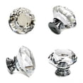 thumbnail image 2 of Tiradores de cajón de cristal Tiradores de muebles de tocador Aleación de zinc Tirador de muebles de cristal Manija Tiradores de armario Tiradores de muebles (10 PCS) Namotu MZQ-0072, 2 of 7