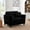 Black, variant on Blue Lazy Sofa Chair with Armrests & Soft Cushion,Comfortable Single-Seater Lounge Seat with Supportive Backrest for Living Room, Bedroom, or Reading Nook, Cozy Upholstered Accent Chair.