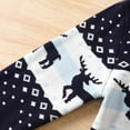 thumbnail image 6 of SERTG Boys and Girls Christmas Knit Sweater Holiday Cute Print Round Neck Cozy Warm Pullover Fall Winter Tops for Children 4-12 Years(Navy#14,5 Years), 6 of 7