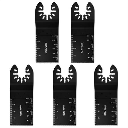 

BAMILL 34mm Universal Oscillating Multi Tool Saw Blades Carbon Steel Cutter DIY 5PCS