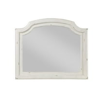 Acme Furniture Jaqueline Mirror in Antique White Finish