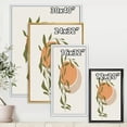 thumbnail image 4 of Designart 'Abstract Orange Moon and Sun With Tropical Leaf' Modern Framed Canvas Wall Art Print, 4 of 5