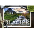 thumbnail image 3 of Glacier National Park, Montana, Mt. Reynolds and Sun Rays (9x12 Wall Art Print, Home Decor), 3 of 3