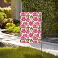 thumbnail image 4 of Wukai Rose Flowers Garden Flags Double Sided Welcome Garden Yard House Flags Outside Outdoor House (Only Flag), 4 of 8