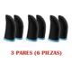 thumbnail image 2 of Dedales Guantes Fundas Dedos Gamer Antisudor Touch Azul 6pzs, 2 of 3