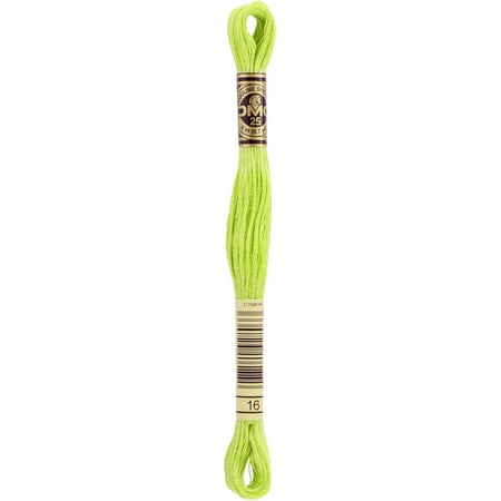 UPC: 0077540928033 | Light Chartreuse – DMC 6-Strand Embroidery Cotton 8.7yd (12/pack)