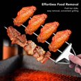 thumbnail image 3 of Brochette en Métal, Acier Inoxydable Réutilisable 3 Broches pour Barbecue, 3 of 7