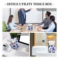 thumbnail image 6 of Kdxio Butterflies1 Print Tissue Box Cover,Square Decorative PU Leather Facial Paper Case Organizer Holder Dispenser for Bathroom,Night Stands,Desk,Car 5.2''X5.2''X5.2'', 6 of 6