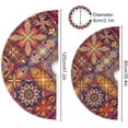thumbnail image 3 of FMSHPON Vintage Mandala Elements Xmas Christmas Tree Skirt Stand Mat for Holiday Party Decoration Indoor Outdoor 36 inches, 3 of 6