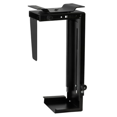 UPC: 8181030276534 | Mount-It! CPU Under Desk Mount Bracket | Computer Tower Wall and Under Counter Holder | 360 Degree Swivel