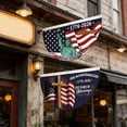 thumbnail image 6 of 4th of July Flag Banner 1776-2026 USA 250th Anniversary Patriotic Half Fan Porch Garland Merica Bunting Flag Red White Blue Memorial Decoration for Independence Day, 6 of 6