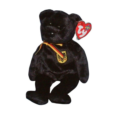 Ty Beanie Baby: Freiherr Von Schwarz the Bear | Stuffed Animal | MWMT s