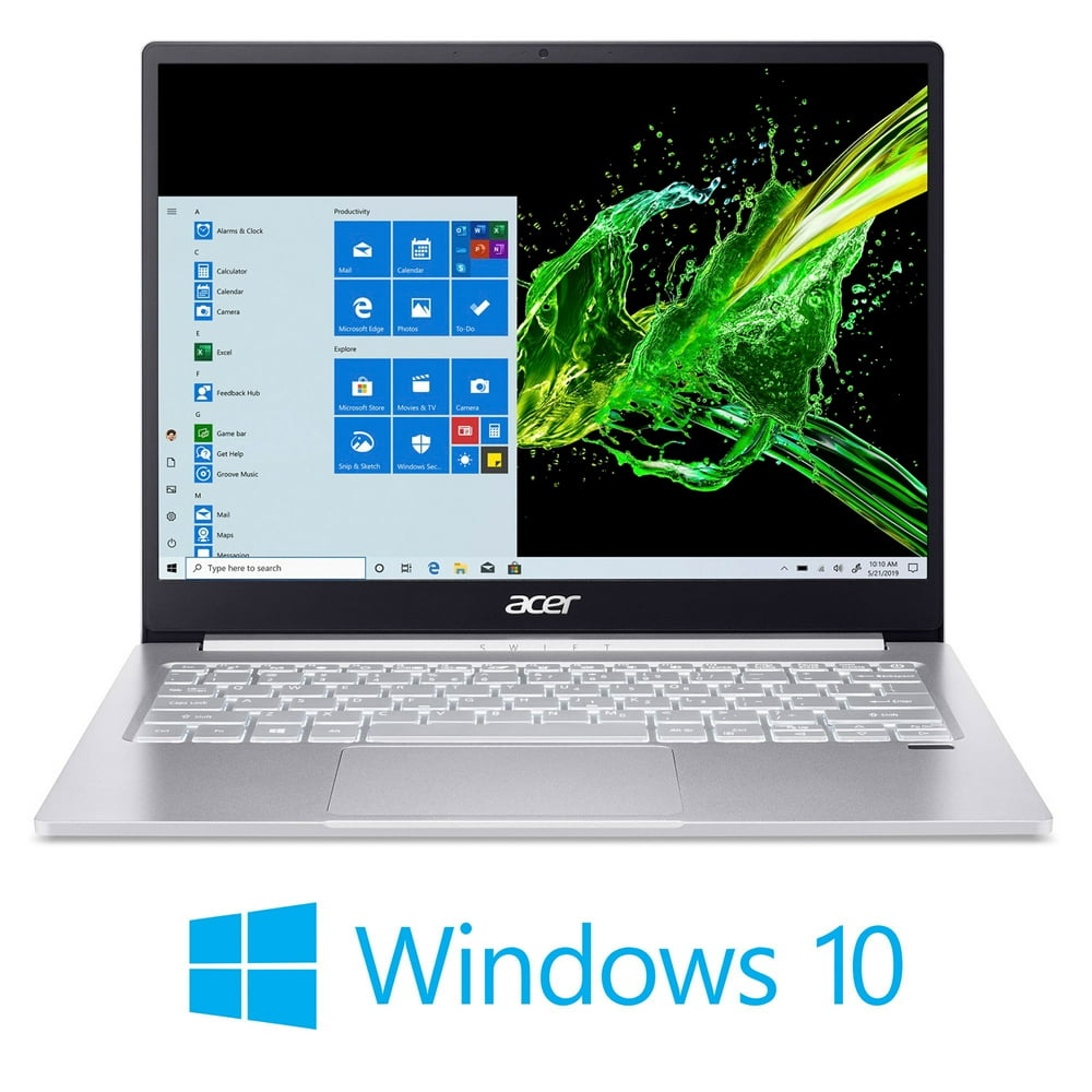 Acer Swift 3 13.5" 4K UHD PC Laptops, Intel Core i5 1035G4, 8GB RAM, 256GB SSD, Windows 10