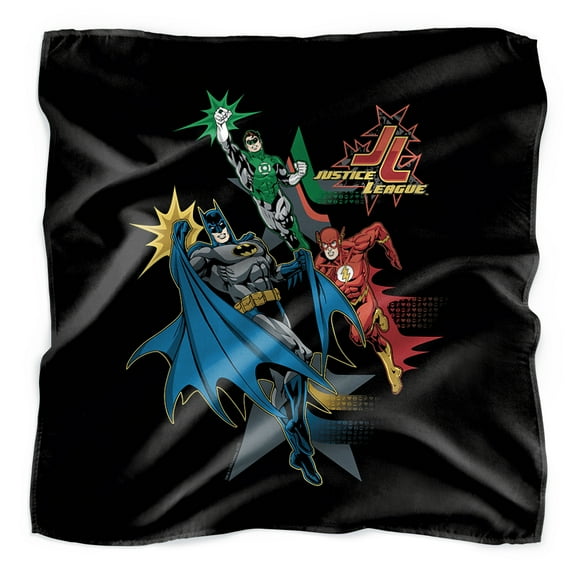 Justice League Action Stars Bandana (21 in x 21 in)