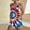 Multicolor, variant on AOOCHASLIY Independence Day Printed Pants 4th Fourth of July Womens American Flag Print Overalls Shorts Pocket Suspender Romper Clothes