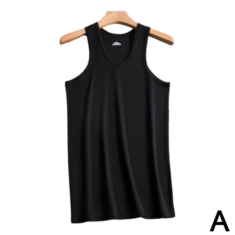 Men'S Cotton Plain Sando Body Fit Vest Tanks Plain Muscle Basic Wear T5 New