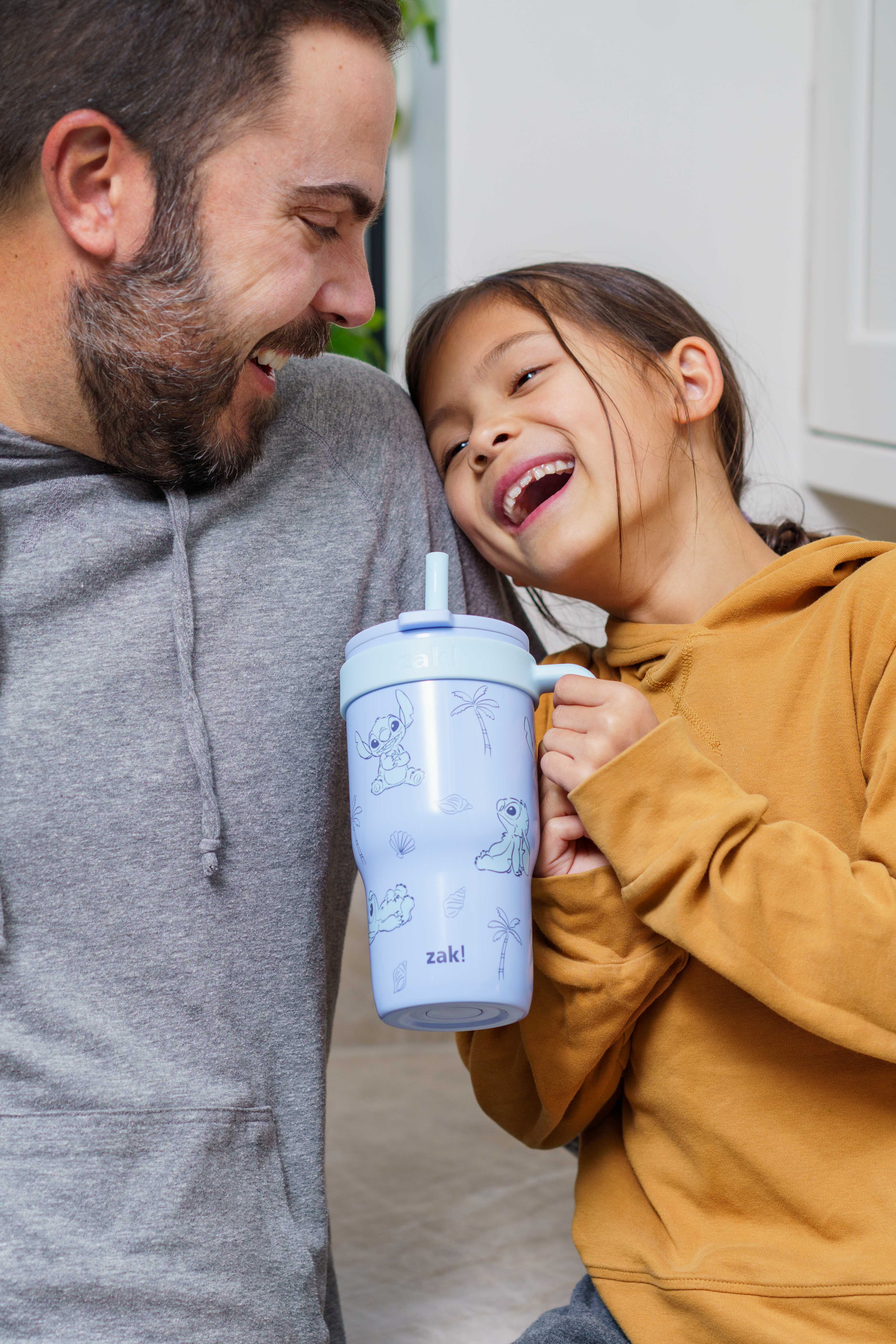 Zak Designs 18oz Stitch Kids Straw Handle Tumbler - Walmart.com