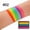 #02, variant on BUDAO00 Rainbow Split Cake Face Paint Palette, Water Activated Face and Body Paint with 6 Color Neon Pastel Blend for Halloween Makeup, Cosplay, Carnival, Festival and Stage Looks (#01)
