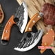 thumbnail image 4 of Mini Cuchillo de Carnicero, Cuchillo para Cuchillo de Carne Forjado Hecho a Mano, Cuchillo para Cortar Carne Profesional, 4 of 6