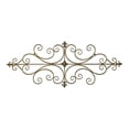 thumbnail image 7 of Black Metal Wall Art 45x18 Inch, Rustic Wrought Iron Scroll Wall Decor, Large Antique Hanging Accents for Living Room, Bedroom, Entryway Home Decor, 7 of 7