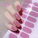 thumbnail image 5 of Pegatina de cubierta completa para uñas, lámina autoadhesiva brillante, envolturas de uñas completas simples, sin hornear, bricolaje, arte de uñas, manicura, 16 puntas, 5 of 7