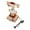 Gold, variant on Rupoun Vintage Telephone Model Table Lamp Alarm Clock 11 inches / 28 cm Silver
