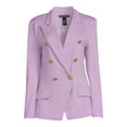 thumbnail image 5 of Attitude Unknown Women’s and Women’s Plus Ponte Blazer, Sizes XS-3X, 5 of 5