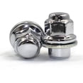 thumbnail image 6 of Coyote Wheel Accessories Parts M12x1.25 Mag Seat Factory Style Lug Nut with Washer 1.47" Tall Compatible with Nissan Infiniti (10 Lug Nut, Chrome), 6 of 6