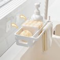 thumbnail image 4 of Estante para Paños de Cocina Ganfancp Cesto de Almacenaje para Jabón de Lavavajillas Sin Perforaciones Baño, 4 of 7