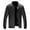 Gray, variant on Wancir Men's Stand Collar Fleece Lined Bomber Faux Leather Jacket