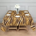 thumbnail image 4 of Leopard Print Square Tablecloth 60x60in(152x152cm) – Waterproof Polyester Printed Table Cover, Wrinkle Resistant & Washable for Kitchen Dining Picnic Party Decor, 4 of 6