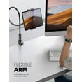 thumbnail image 1 of Gooseneck Tablet Mount Holder For Bed - Flexible Tablet Arm Clamp For Bed Compatible - Black, 1 of 3