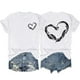 thumbnail image 1 of Tops Cortos para Mujeres Casual Impreso Cuello Redondo, Camiseta Ligera de Manga Corta para Diario, Fiesta Y Verano de Primavera, 1 of 3