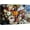 A25-2205-ang03, variant on Canvas Print Wall Art Cheeseburger Ingredient Floating Explosion Food Culinary Photography Modern Rustic Scenic Multicolor Colorful for Living Room, Bedroom, Office - 12"x18"