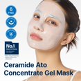 thumbnail image 2 of Mascarilla facial de gel con concentrado de ceramida y ácido hialurónico Illiyoon | Mascarilla hidratante nocturna de hidrogel con ceramida y colágeno, con ácido hialurónico, mascarilla coreana para d, 2 of 9
