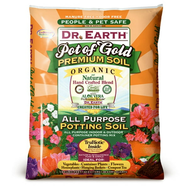 Dr. Earth Pot of Gold Potting Soil, 1.5 cuft Bag
