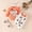 v#357Orange783, variant on HAYIMI Kids Baby Girls Long Sleeve Ribbed Elephant Print Romper Pants Headband Outfit Sets Soft Comfortable Playwear Cozy Child O-Neck Clothes Sets