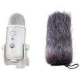 thumbnail image 3 of Interview Rabbit Hair Windproof Microphone Cover Microphone 24cm Microphone Cover Microphone Windproof Mask, 3 of 7