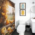 thumbnail image 3 of Thanksgiving Pumpkins Shower Curtain for Bathroom with 12Hooks, Polyester Fabric Thick Shower Curtain Washable Waterproof Curtain, 3 of 5