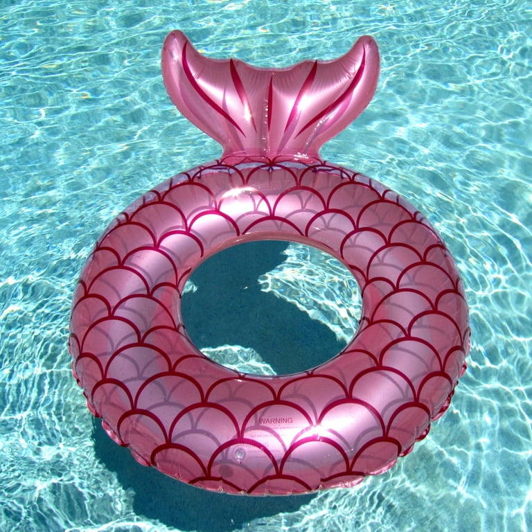 Inflatable Pink Mermaid Tail Adult Float Water Party Floats Swimming Pool Toys Inflatable Pink Mermaid Tail Adult Float Water Party Floats Swimming Pool Toys